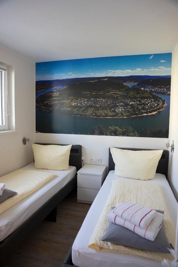 Niedersburger Eck, Wandern, Radfahren, Geniessen, Erholen Apartment Boppard Bagian luar foto