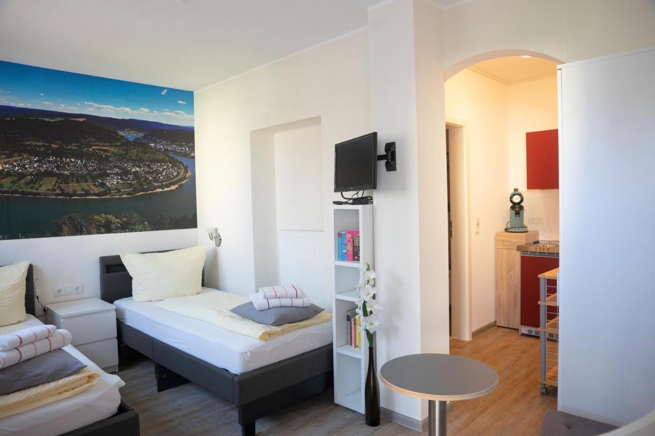 Niedersburger Eck, Wandern, Radfahren, Geniessen, Erholen Apartment Boppard Bagian luar foto